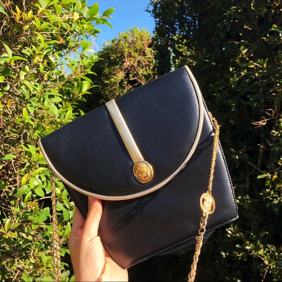 Vintage Handbags - Vintage Leather Crossbody Bag